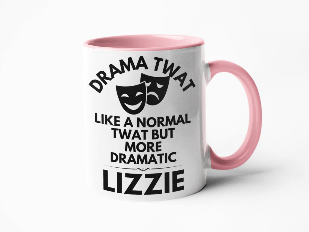 Drama Twat coffee mug theatre group mug