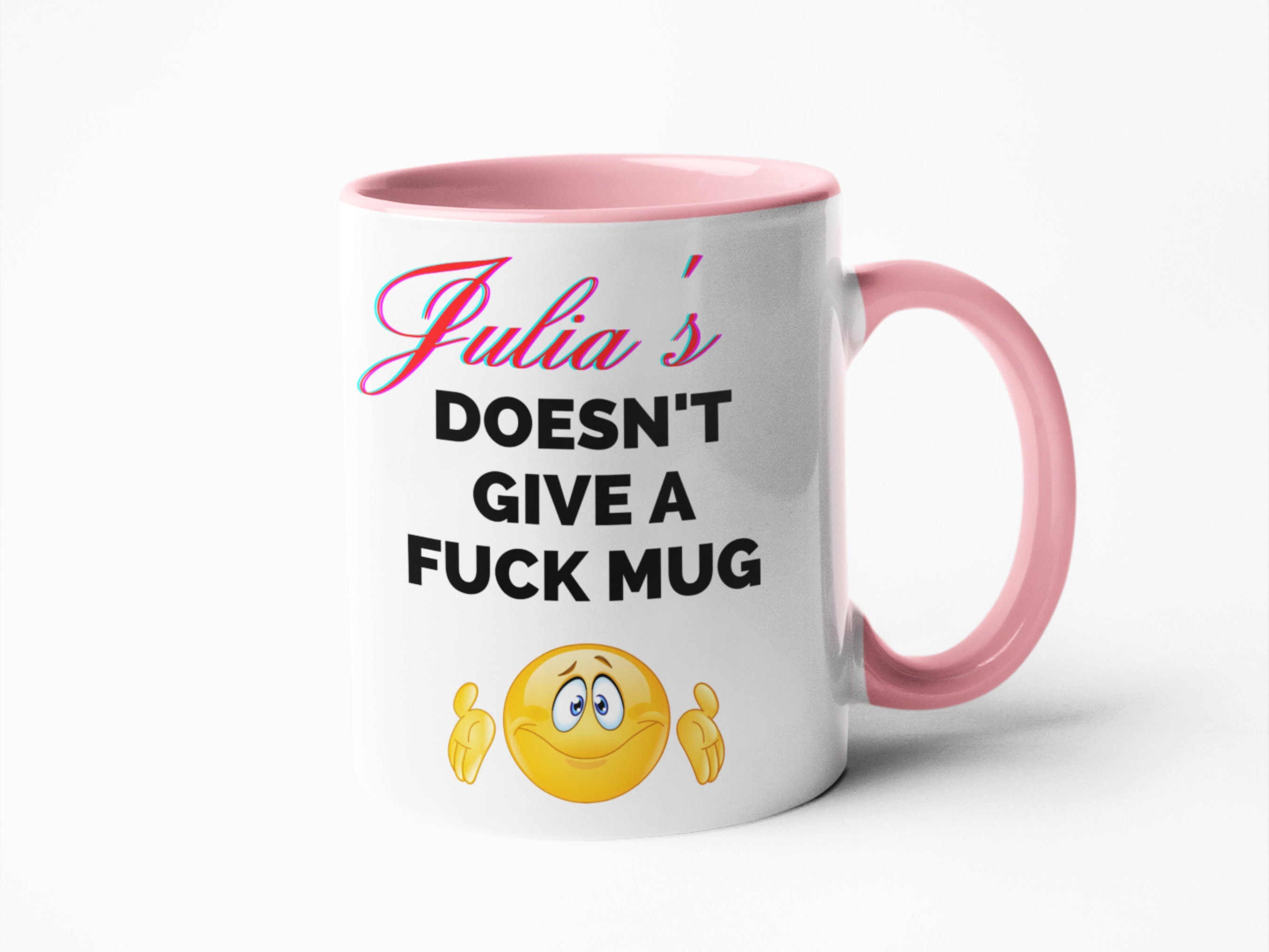 Does not give a fuck Personalised mug