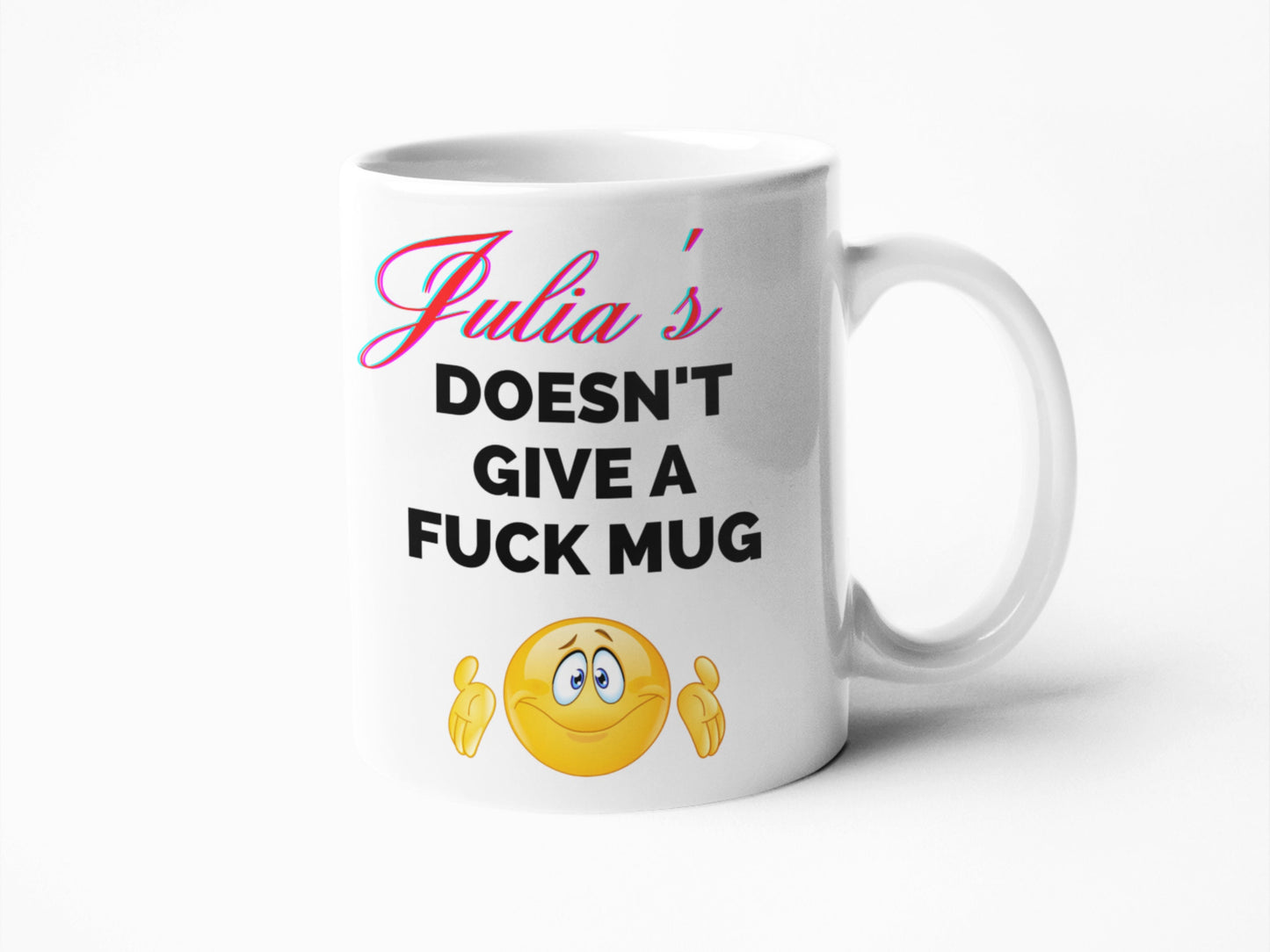Does not give a fuck Personalised mug
