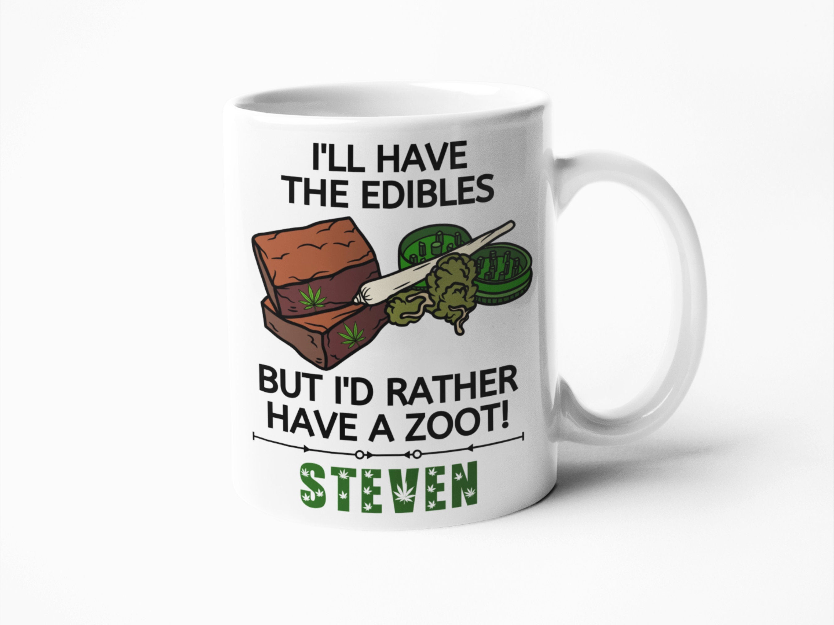 Stoner gifts, Stoner mug, Cannabis mug, Boyfriend birthday, Mugs for men, Gift for stoner, edible weed uk